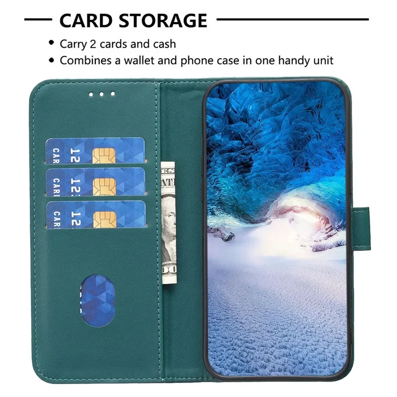 Leather Flip Wallet Case For Samsung Galaxy A17 A16 5G 4G SM-A175F A176B A165F A166 Cases Magnetic Card Slots Phone Cover Shell - Image 4